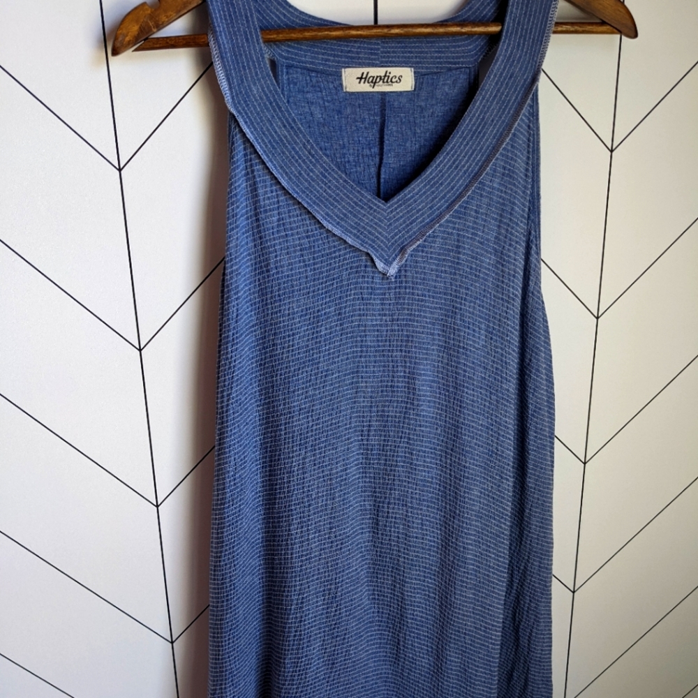 Blue Women's Tank Plus Size